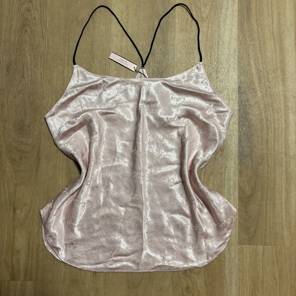 NWT Victoria’s Secret Elegant Pink Satin Camisole Top